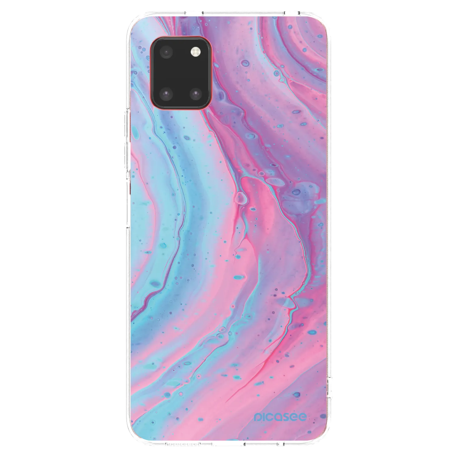Picasee silikonski prozorni ovitek za Samsung Galaxy Note 10 Lite N770F - Pink liquid
