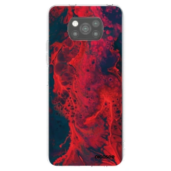 Picasee silikonski črni ovitek za Xiaomi Poco X3 Pro - Organic red