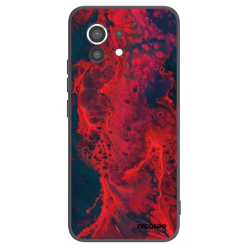 Picasee silikonski črni ovitek za Xiaomi Mi 11 - Organic red