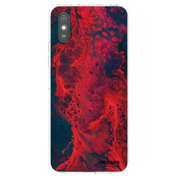 Picasee silikonski prozorni ovitek za Xiaomi Redmi 9AT - Organic red