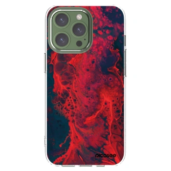 Picasee silikonski prozorni ovitek za Apple iPhone 13 Pro - Organic red