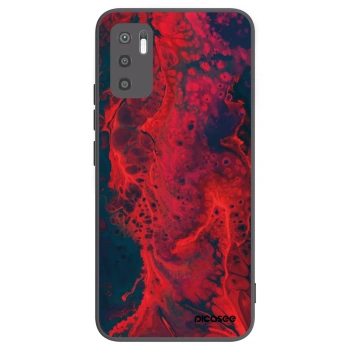 Picasee silikonski črni ovitek za Xiaomi Redmi Note 10 5G - Organic red