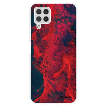 Picasee silikonski prozorni ovitek za Samsung Galaxy A22 A225F 4G - Organic red