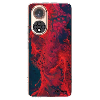 Picasee silikonski prozorni ovitek za Huawei Nova 9 - Organic red