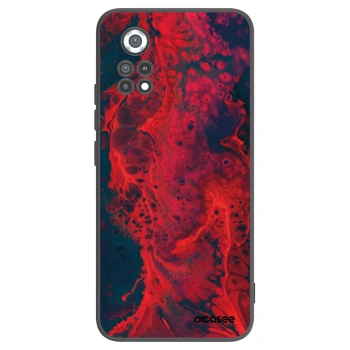 Picasee silikonski črni ovitek za Xiaomi Poco X4 Pro 5G - Organic red