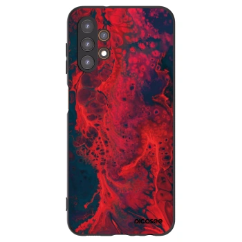 Picasee silikonski črni ovitek za Samsung Galaxy A13 4G A135 - Organic red
