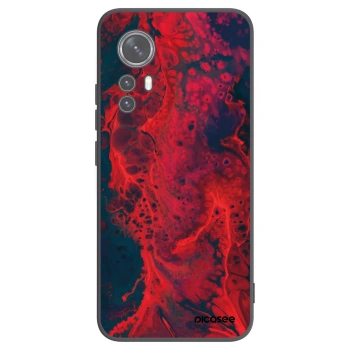 Picasee silikonski črni ovitek za Xiaomi 12X - Organic red