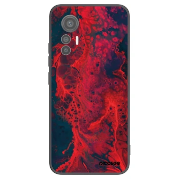 Picasee silikonski črni ovitek za Xiaomi 12 Lite - Organic red