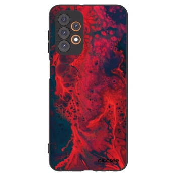 Picasee silikonski črni ovitek za Samsung Galaxy A23 A235F 4G - Organic red