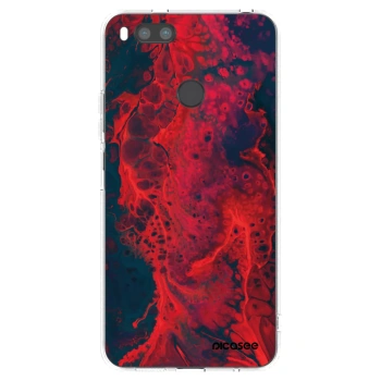 Picasee silikonski prozorni ovitek za Xiaomi Redmi A1 - Organic red