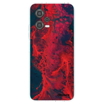 Picasee silikonski prozorni ovitek za Xiaomi Poco X5 - Organic red