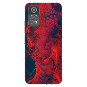 Picasee silikonski prozorni ovitek za Xiaomi Redmi Note 11S 5G - Organic red
