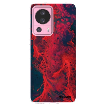 Picasee silikonski prozorni ovitek za Xiaomi 13 Lite - Organic red