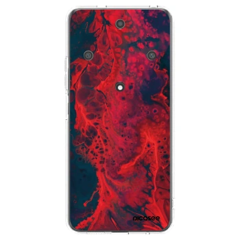 Picasee silikonski prozorni ovitek za Honor Magic5 Lite 5G - Organic red