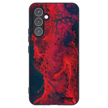 Picasee silikonski črni ovitek za Samsung Galaxy A54 5G A546B - Organic red