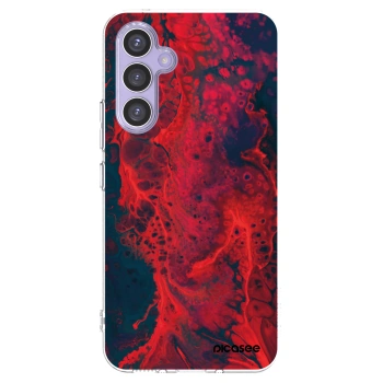 Picasee silikonski prozorni ovitek za Samsung Galaxy A54 5G A546B - Organic red