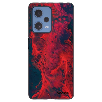 Picasee silikonski črni ovitek za Xiaomi Redmi Note 12 Pro 5G - Organic red