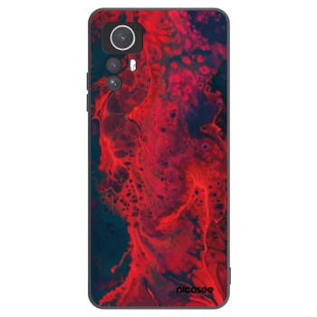 Picasee silikonski črni ovitek za Xiaomi Redmi Note 12S - Organic red