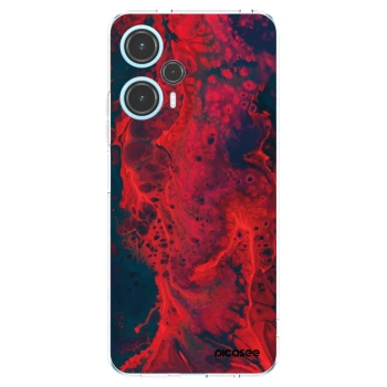 Picasee silikonski prozorni ovitek za Xiaomi Poco F5 - Organic red