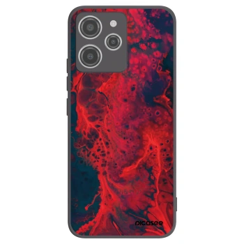 Picasee silikonski črni ovitek za Xiaomi Redmi 12 4G - Organic red