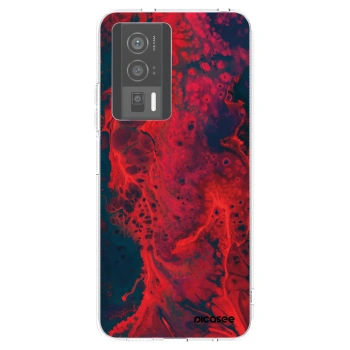 Picasee silikonski prozorni ovitek za Xiaomi Poco F5 Pro 5G - Organic red