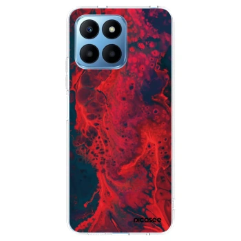 Picasee silikonski prozorni ovitek za Honor 70 Lite - Organic red