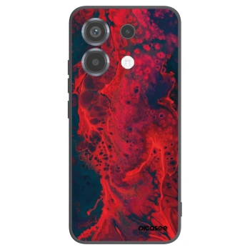 Picasee silikonski črni ovitek za Xiaomi Poco X6 - Organic red