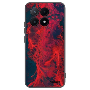 Picasee silikonski črni ovitek za Xiaomi Poco X6 Pro - Organic red