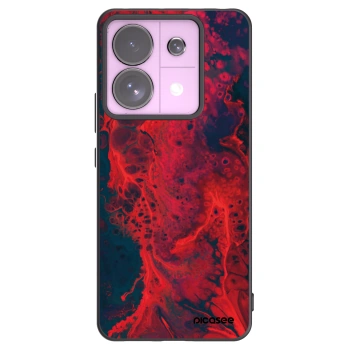 Picasee silikonski črni ovitek za Xiaomi Redmi Note 13 Pro 5G - Organic red