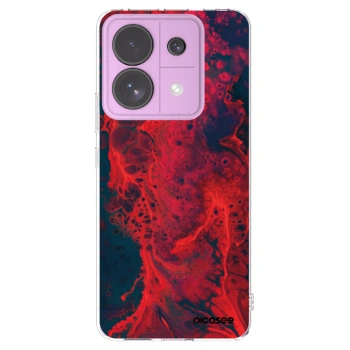 Picasee silikonski prozorni ovitek za Xiaomi Redmi Note 13 Pro 5G - Organic red