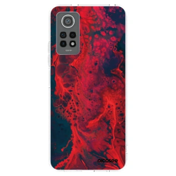 Picasee silikonski prozorni ovitek za Xiaomi Redmi Note 12 Pro 4G - Organic red