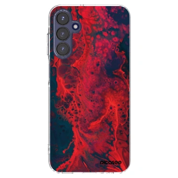 Picasee silikonski prozorni ovitek za Samsung Galaxy A15 A155F 4G - Organic red