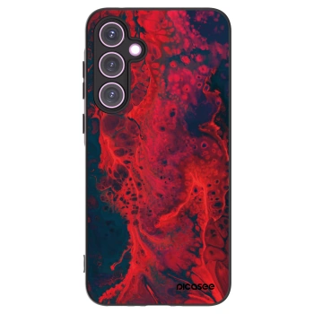 Picasee silikonski črni ovitek za Samsung Galaxy A35 5G A356B - Organic red