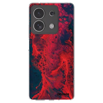 Picasee silikonski prozorni ovitek za Xiaomi Redmi Note 13 4G - Organic red