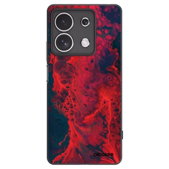 Picasee silikonski črni ovitek za Xiaomi Redmi Note 13 4G - Organic red