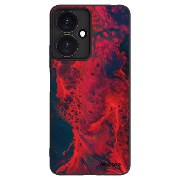 Picasee silikonski črni ovitek za Xiaomi Redmi 13C 5G - Organic red