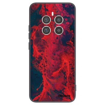 Picasee silikonski črni ovitek za Realme 12 Pro 5G - Organic red