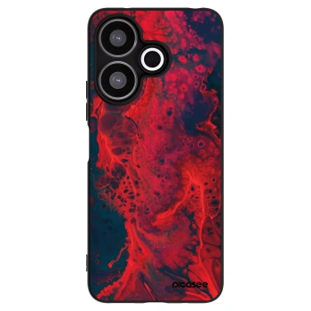 Picasee silikonski črni ovitek za Xiaomi Redmi 13 4G - Organic red