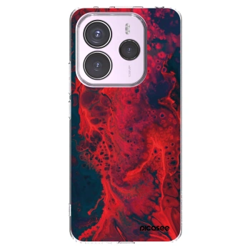 Picasee silikonski prozorni ovitek za Xiaomi Redmi Note 14 5G - Organic red
