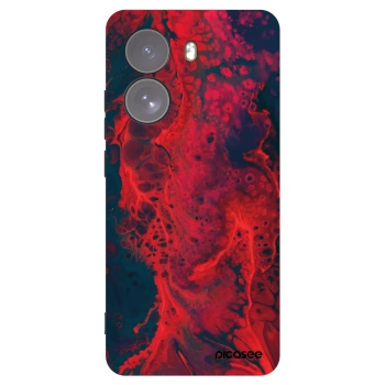 Picasee silikonski črni ovitek za Xiaomi Poco X7 - Organic red