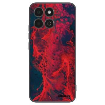 Picasee silikonski črni ovitek za Honor 200 Smart 5G - Organic red