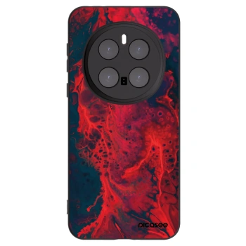 Picasee silikonski črni ovitek za Honor Magic7 Pro 5G - Organic red