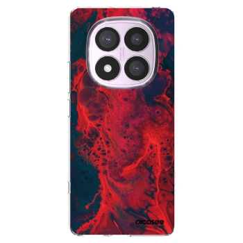 Picasee silikonski prozorni ovitek za Xiaomi Redmi Note 14 Pro 4G - Organic red