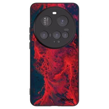 Picasee silikonski črni ovitek za Xiaomi 15 Ultra - Organic red