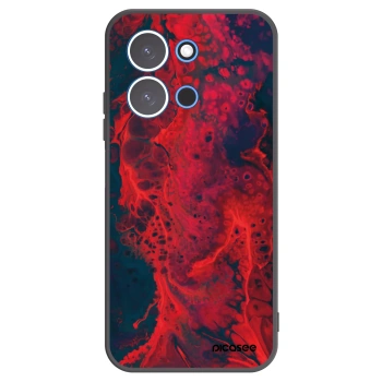 Picasee silikonski črni ovitek za Xiaomi Redmi 15C 4G - Organic red
