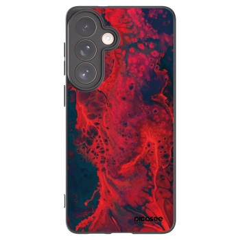 Picasee silikonski črni ovitek za Samsung Galaxy S26+ - Organic red