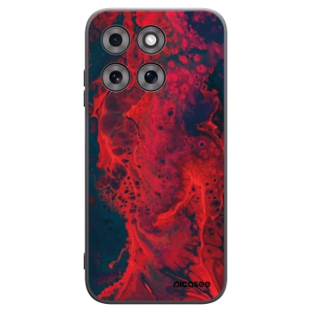 Picasee silikonski črni ovitek za Motorola Moto G77 - Organic red