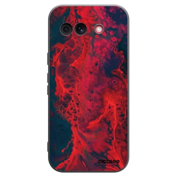 Picasee silikonski črni ovitek za Google Pixel 10a - Organic red