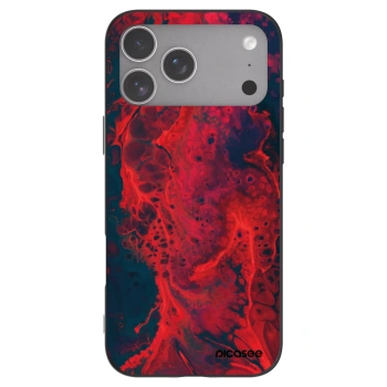 Picasee silikonski črni ovitek za Apple iPhone 18 Pro Max - Organic red