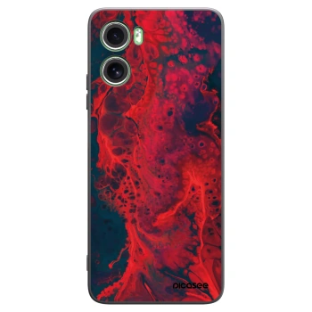 Picasee silikonski črni ovitek za Motorola Moto G06 - Organic red